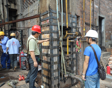 广船国际五十吨厂房维修加固工程